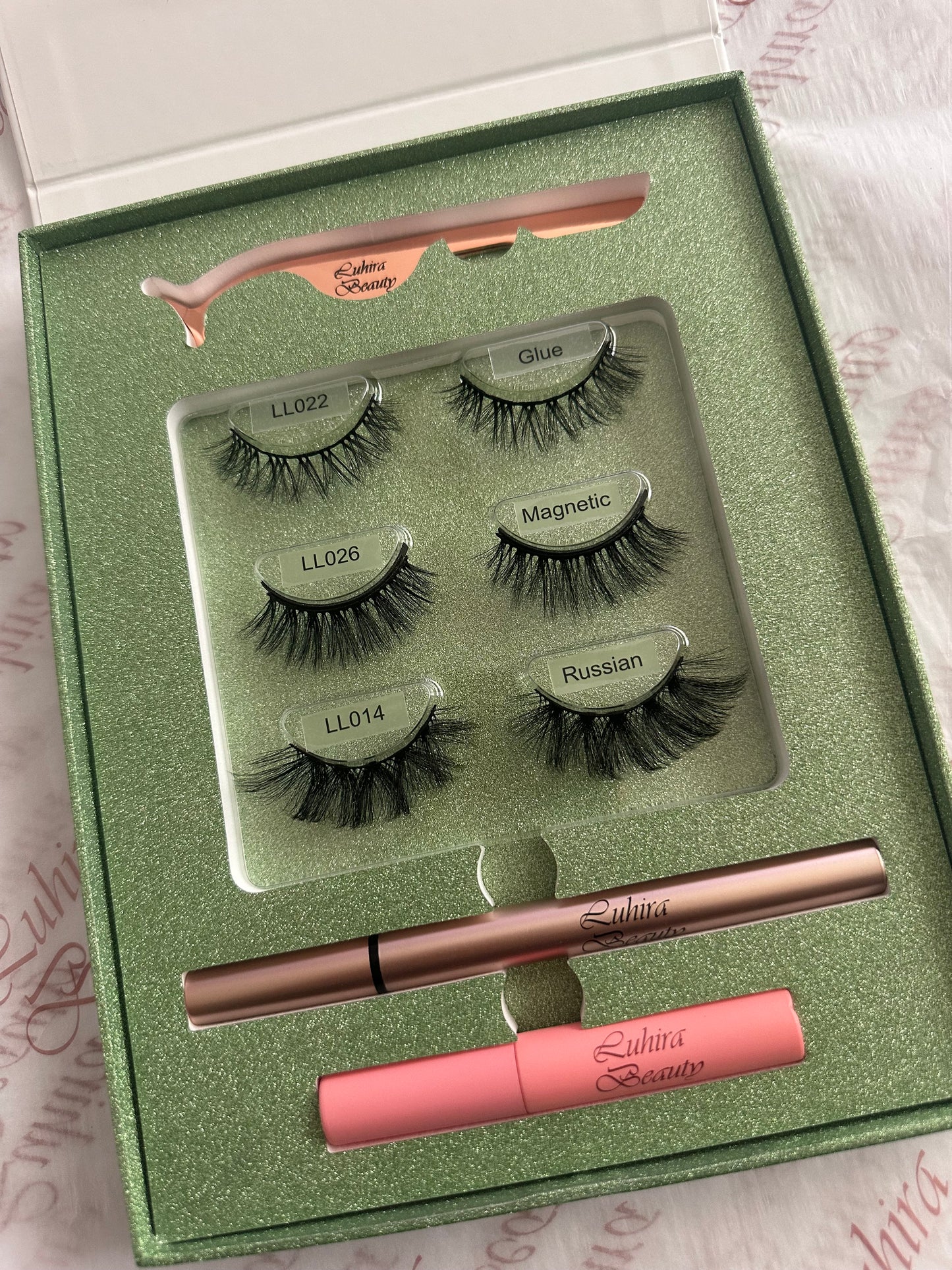 Magnetic, Glue & Russian strip Lashes 3 pack