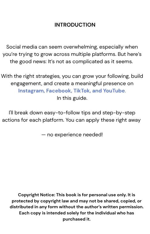 Social Media, Made Simple